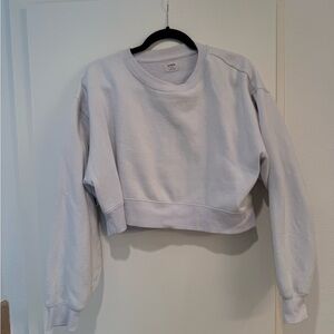 Cotton On Classic White Cropped Sweatshirt